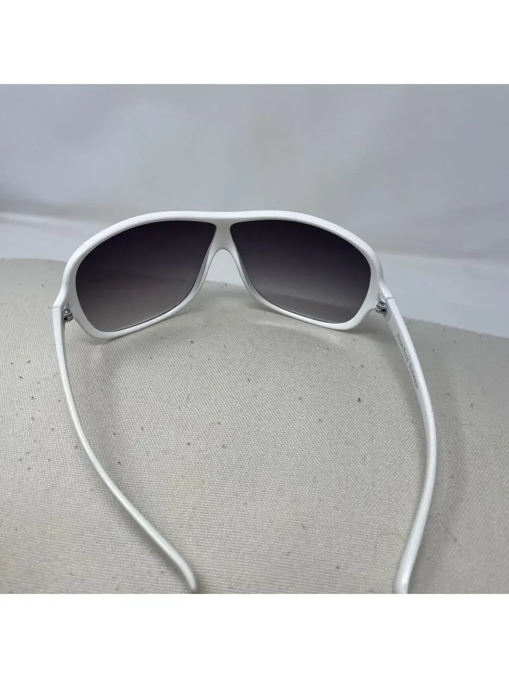 Perry Ellis Men's White and Silver Sunglass